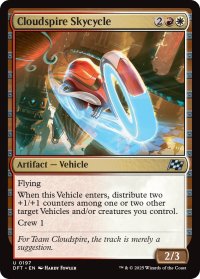 クラウドスパイアの飛空二輪車/Cloudspire Skycycle 【英語版】 [DFT-金U]