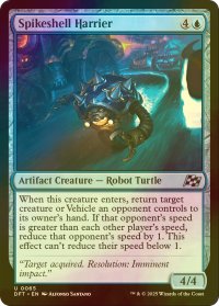 [FOIL] 棘甲羅の追い立て屋/Spikeshell Harrier 【英語版】 [DFT-青U]