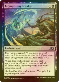 [FOIL] 勢い挫き/Momentum Breaker 【英語版】 [DFT-黒U]