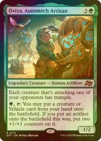 [FOIL] 自動機械職人、オビア/Oviya, Automech Artisan 【英語版】 [DFT-緑R]