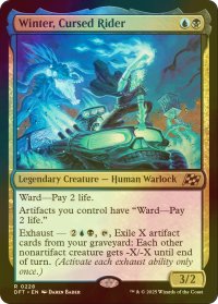 [FOIL] 呪われし運転手、ウィンター/Winter, Cursed Rider 【英語版】 [DFT-金R]
