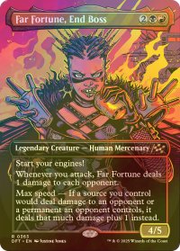 [FOIL] エンドの首領、ファー・フォーチュン/Far Fortune, End Boss (全面アート版) 【英語版】 [DFT-金R]