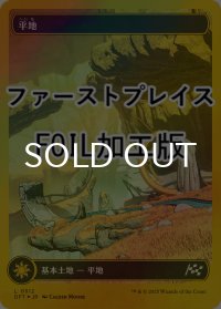[FOIL] 平地/Plains No.512 (全面アート版・ファーストプレイス仕様) 【日本語版】 [DFT-土地C]