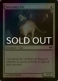 [FOIL] 聖所の猫/Sanctuary Cat 【英語版】 [DKA-白C]