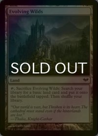 [FOIL] 進化する未開地/Evolving Wilds 【英語版】 [DKA-土地C]