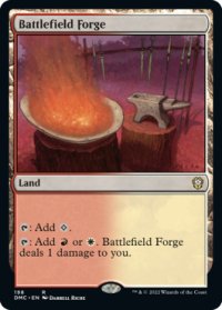戦場の鍛冶場/Battlefield Forge 【英語版】 [DMC-土地R]