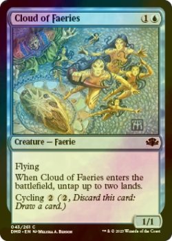 画像1: [FOIL] フェアリーの大群/Cloud of Faeries 【英語版】 [DMR-青C]