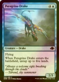 [FOIL] 流浪のドレイク/Peregrine Drake 【英語版】 [DMR-青C]