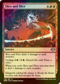 [FOIL] めった切り/Slice and Dice 【英語版】 [DMR-赤U]