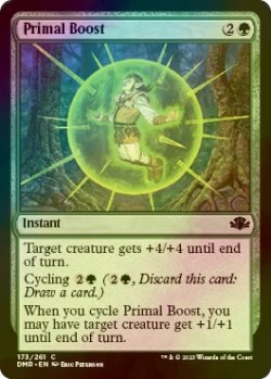 画像1: [FOIL] 原初の支援/Primal Boost 【英語版】 [DMR-緑C]