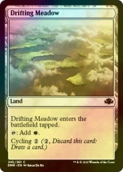 画像1: [FOIL] 漂う牧草地/Drifting Meadow 【英語版】 [DMR-土地C]
