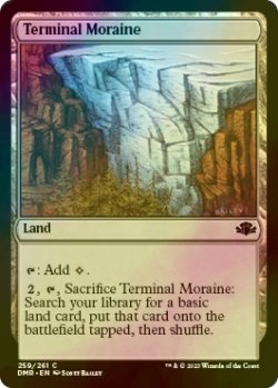 画像1: [FOIL] 堆石堤/Terminal Moraine 【英語版】 [DMR-土地C]
