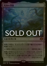 [FOIL] 暗黒の深部/Dark Depths (海外産ブースター版) 【日本語版】 [DMR-土地MR]
