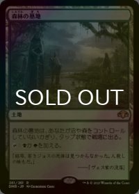 [FOIL] 森林の墓地/Woodland Cemetery 【日本語版】 [DMR-土地R]