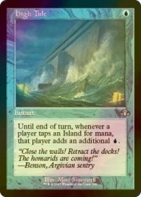 [FOIL] 満潮/High Tide (旧枠) 【英語版】 [DMR-青U]