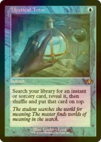 神秘の教示者/Mystical Tutor (DMR/青R/英/旧枠foil/NM) ※詳細要確認