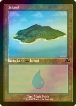 画像1: [FOIL] 島/Island No.404 (旧枠) 【英語版】 [DMR-土地C]