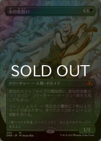 [FOIL] 木の実拾い/Nut Collector (全面アート・海外産ブースター版) 【日本語版】 [DMR-緑MR]