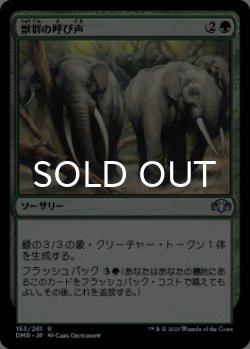 画像1: 獣群の呼び声/Call of the Herd 【日本語版】 [DMR-緑U]