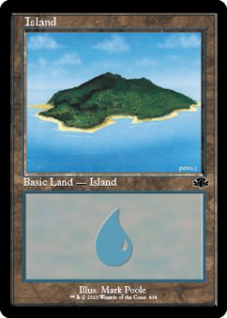 画像1: 島/Island No.404 (旧枠) 【英語版】 [DMR-土地C]