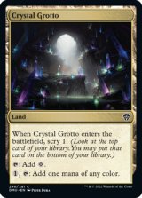 水晶の岩屋/Crystal Grotto 【英語版】 [DMU-土地C]