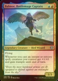 [FOIL] 戦闘魔道士の隊長、バルモア/Balmor, Battlemage Captain 【英語版】 [DMU-金U]
