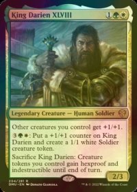 [FOIL] 国王ダリアン四十八世/King Darien XLVIII 【英語版】 [DMU-金R]