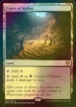 画像1: [FOIL] コイロスの洞窟/Caves of Koilos 【英語版】 [DMU-土地R]