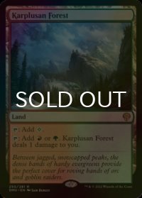 [FOIL] カープルーザンの森/Karplusan Forest 【英語版】 [DMU-土地R]