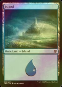 [FOIL] 島/Island No.265 【英語版】 [DMU-土地C]