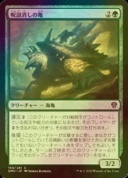 画像1: [FOIL] 呪詛消しの亀/Hexbane Tortoise 【日本語版】 [DMU-緑C]