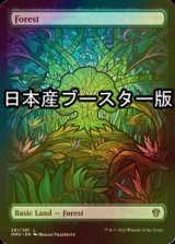 [FOIL] 森/Forest No.281 ● (全面アート・日本産ブースター版) 【英語版】 [DMU-土地C]