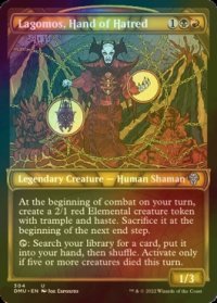 [FOIL] 憎悪の手、ラゴモス/Lagomos, Hand of Hatred (ショーケース版) 【英語版】 [DMU-金U]