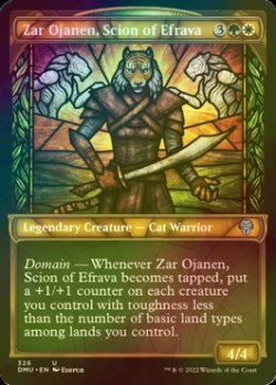 画像1: [FOIL] エフラヴァの末裔、ザー・オジャネン/Zar Ojanen, Scion of Efrava (ショーケース版) 【英語版】 [DMU-金U]