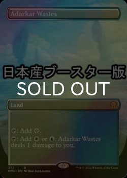 画像1: [FOIL] アダーカー荒原/Adarkar Wastes ● (全面アート・日本産ブースター版) 【英語版】 [DMU-土地R]