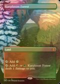 [FOIL] カープルーザンの森/Karplusan Forest (全面アート・海外産ブースター版) 【英語版】 [DMU-土地R]