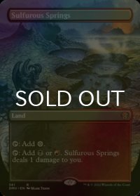 [FOIL] 硫黄泉/Sulfurous Springs (全面アート・海外産ブースター版) 【英語版】 [DMU-土地R]
