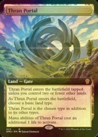 [FOIL] スランの門/Thran Portal (拡張アート版) 【英語版】 [DMU-土地R]
