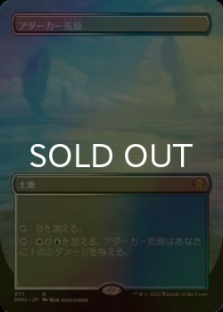 画像1: [FOIL] アダーカー荒原/Adarkar Wastes (全面アート・海外産ブースター版) 【日本語版】 [DMU-土地R]