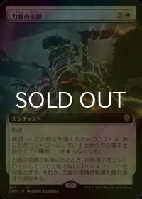 [FOIL] 力線の束縛/Leyline Binding (拡張アート版) 【日本語版】 [DMU-白R]