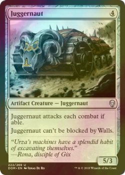 画像1: [FOIL] 巨大戦車/Juggernaut 【英語版】 [DOM-灰U]