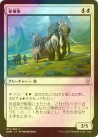 [FOIL] 発掘象/Excavation Elephant 【日本語版】 [DOM-白C]