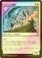 [FOIL] ペガサスの駿馬/Pegasus Courser 【日本語版】 [DOM-白C]