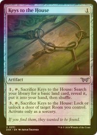 [FOIL] 館への鍵/Keys to the House 【英語版】 [DSK-灰U]