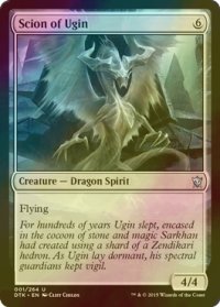 [FOIL] ウギンの末裔/Scion of Ugin 【英語版】 [DTK-無U]