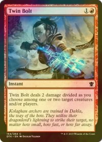 [FOIL] 双雷弾/Twin Bolt 【英語版】 [DTK-赤C]