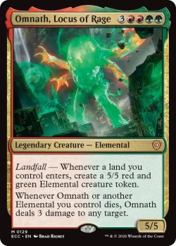 画像1: 怒りの座、オムナス/Omnath, Locus of Rage 【英語版】 [ECC-金MR]
