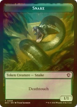 画像2: [FOIL] ゾンビ/ZOMBIE & 蛇/SNAKE 【英語版】 [ECC-トークン]