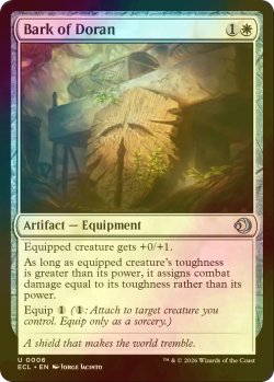 画像1: [FOIL] ドランの樹皮/Bark of Doran 【英語版】 [ECL-白U]