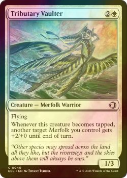 画像1: [FOIL] 支流の跳躍者/Tributary Vaulter 【英語版】 [ECL-白C]